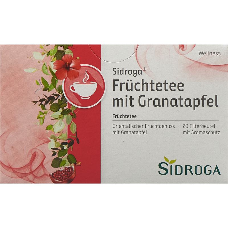 SIDROGA Früchtetee mit Granatapfel 20 Btl 2 g