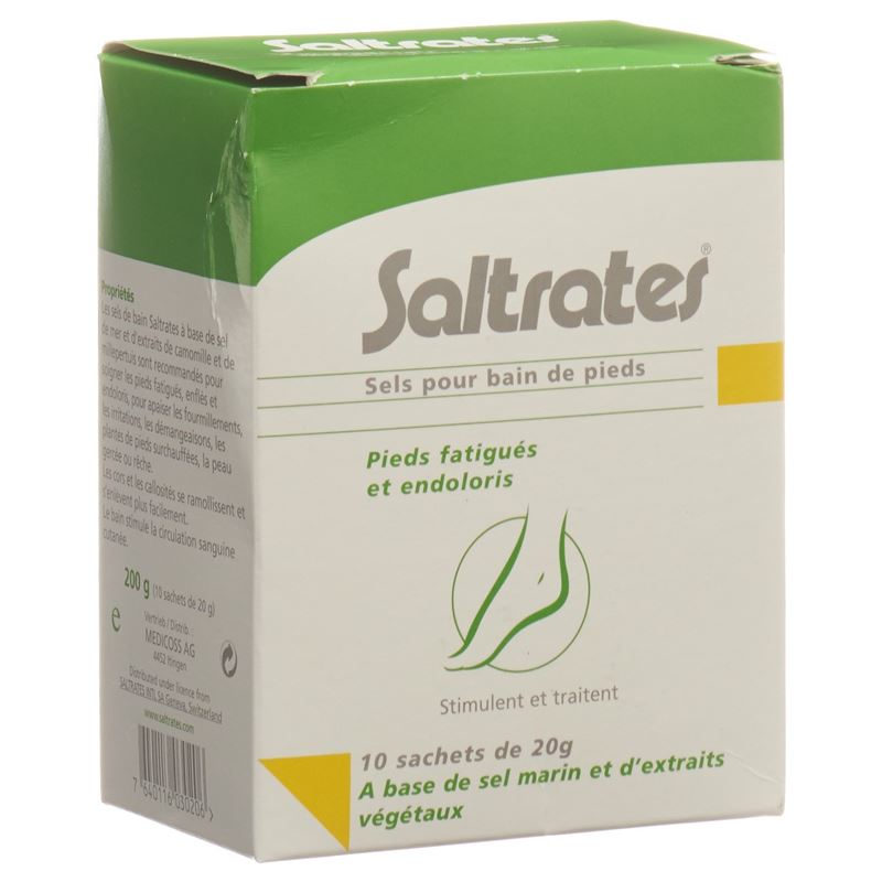 SALTRATES Fussbadesalz 10 Btl 20 g