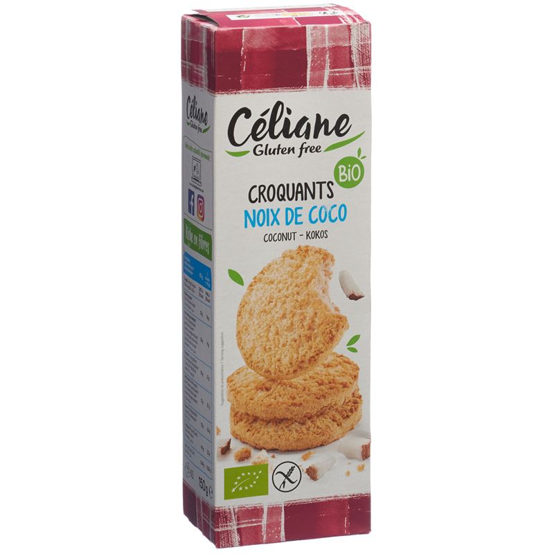CELIANE Sandgebäck Kokosnuss glutenfrei Bio 150 g