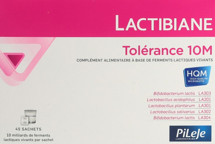 LACTIBIANE Tolerance 10M Btl 45 Stk