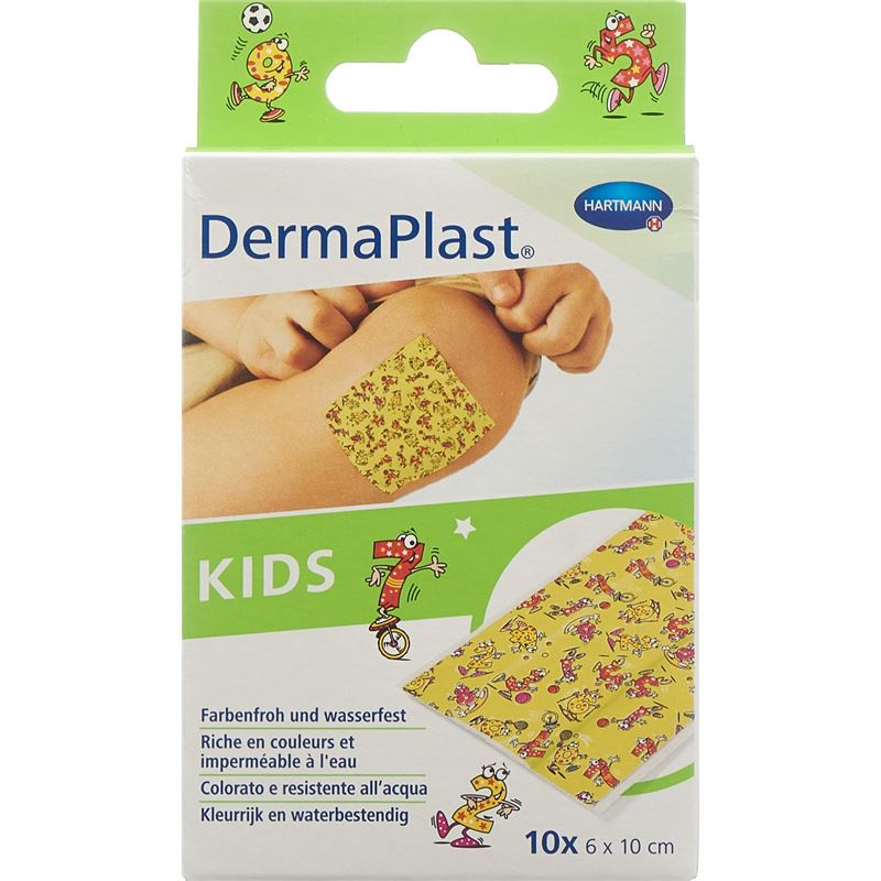 DERMAPLAST Kids Schnellverb 6x10cm Plast 10 Stk