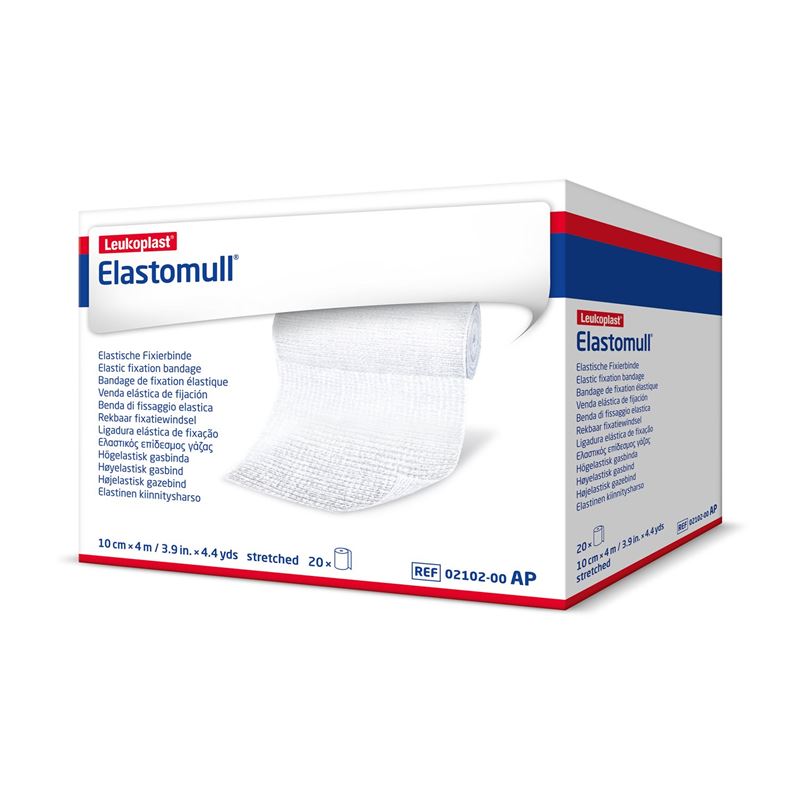 ELASTOMULL Gazebinde weiss 4mx10cm 20 Stk