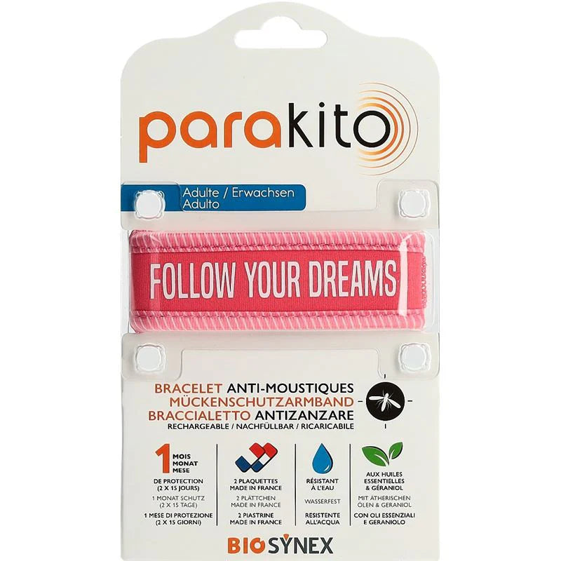 PARAKITO Armband Erwachsene Follow Dreams fuchsia