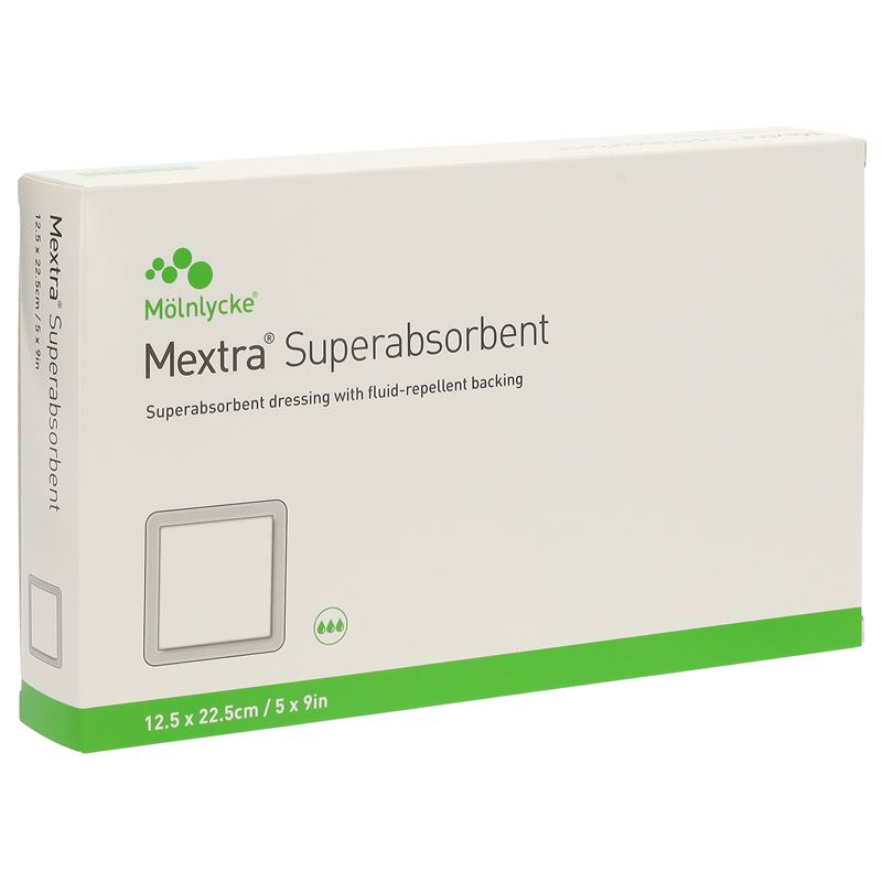 MEXTRA Superabsorbent 12.5x22.5 cm 10 Stk