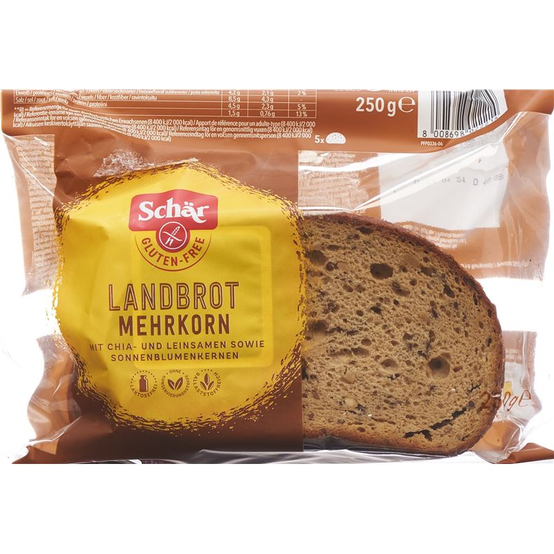 SCHÄR Landbrot Mehrkorn glutenfrei 250 g