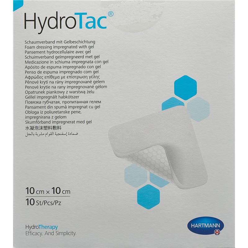 HYDROTAC Wundverband 10x10cm steril 10 Stk