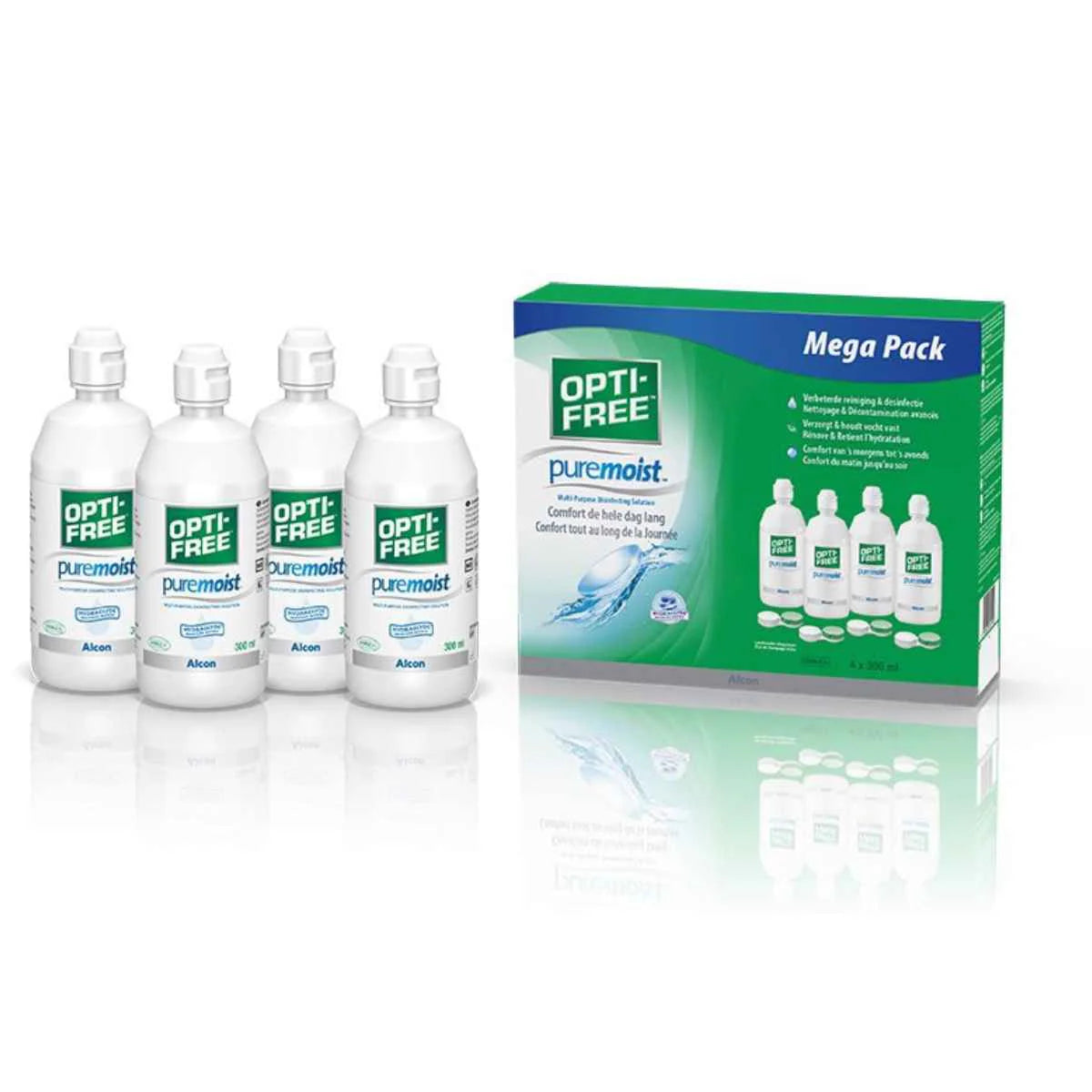 OPTI FREE PureMoist Lösung 4 Fl 300 ml