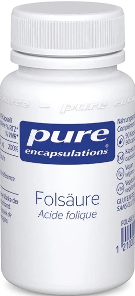 PURE Folsäure Kaps Ds 90 Stk