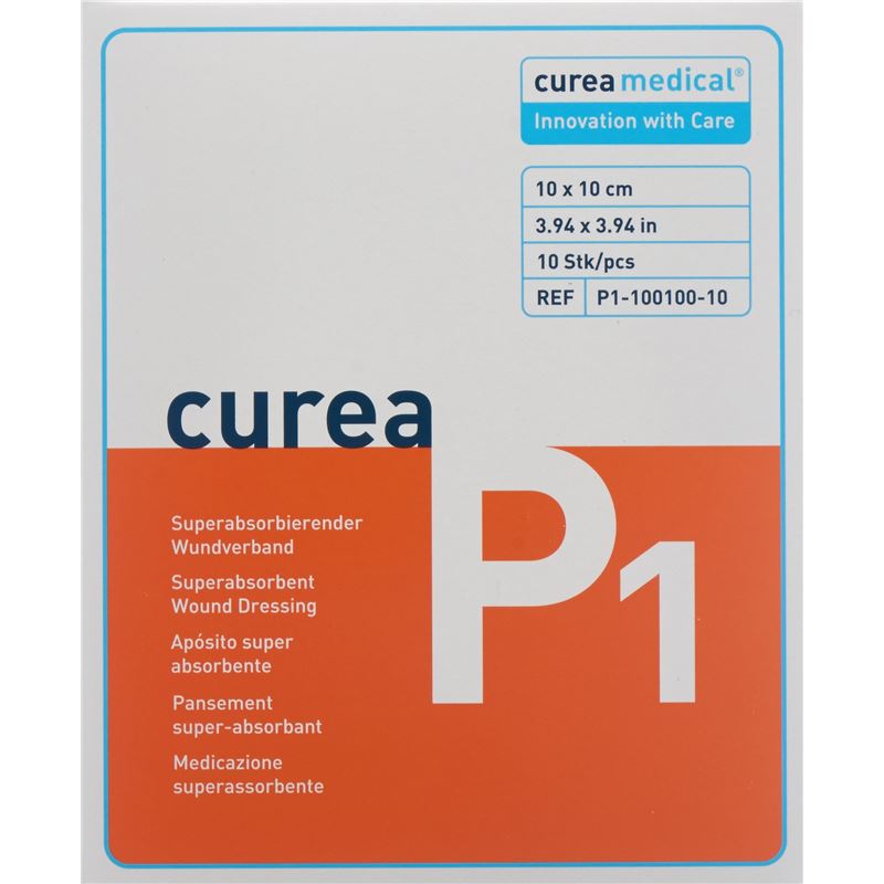 CUREA P1 Superabsorber 10x10cm 10 Stk