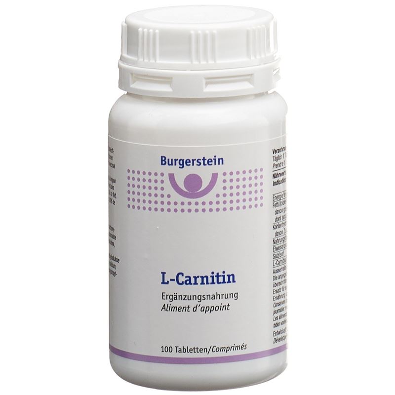 BURGERSTEIN L-Carnitin Tabl Ds 100 Stk