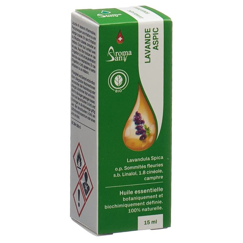 AROMASAN Speiklavendel Äth/Öl BIO Schachtel 15 ml