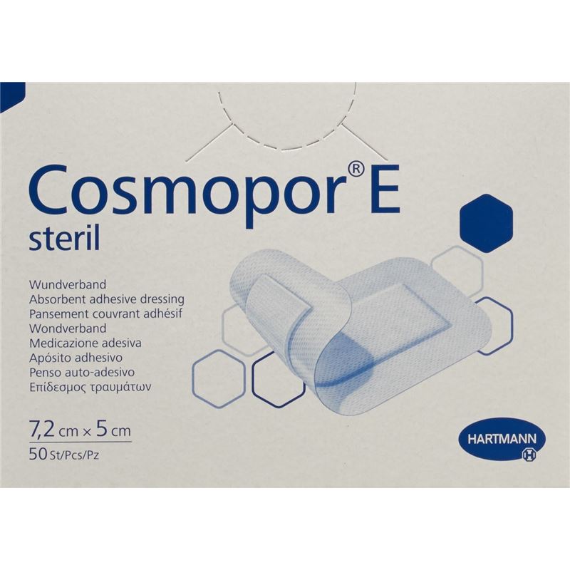 COSMOPOR E Schnellverband 7.2cmx5cm steril 50 Stk