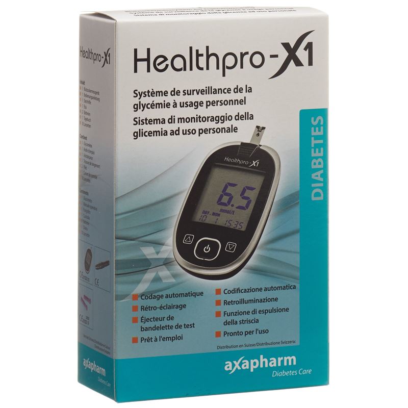 HEALTHPRO-X1 Blutzuckermessgerät
