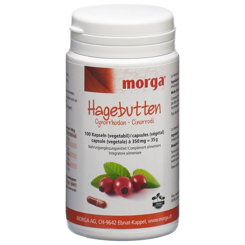MORGA Hagebutten Vegicaps 100 Stk