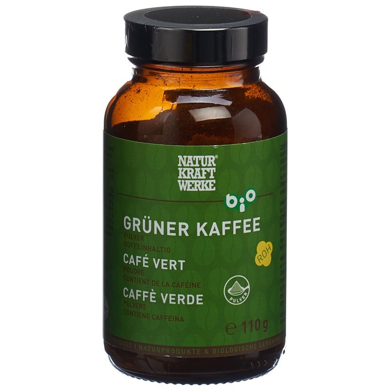 NATURKRAFTWERKE Grüner Kaffee Pulver Bio 110 g