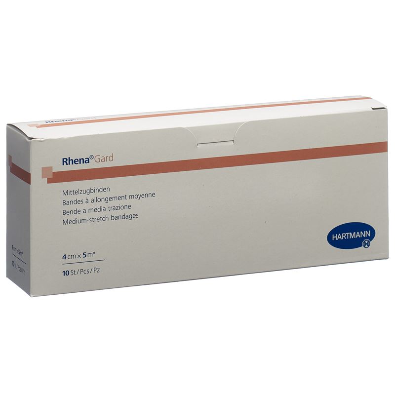 RHENA GARD Elastische Binde 5mx4cm 10 Stk