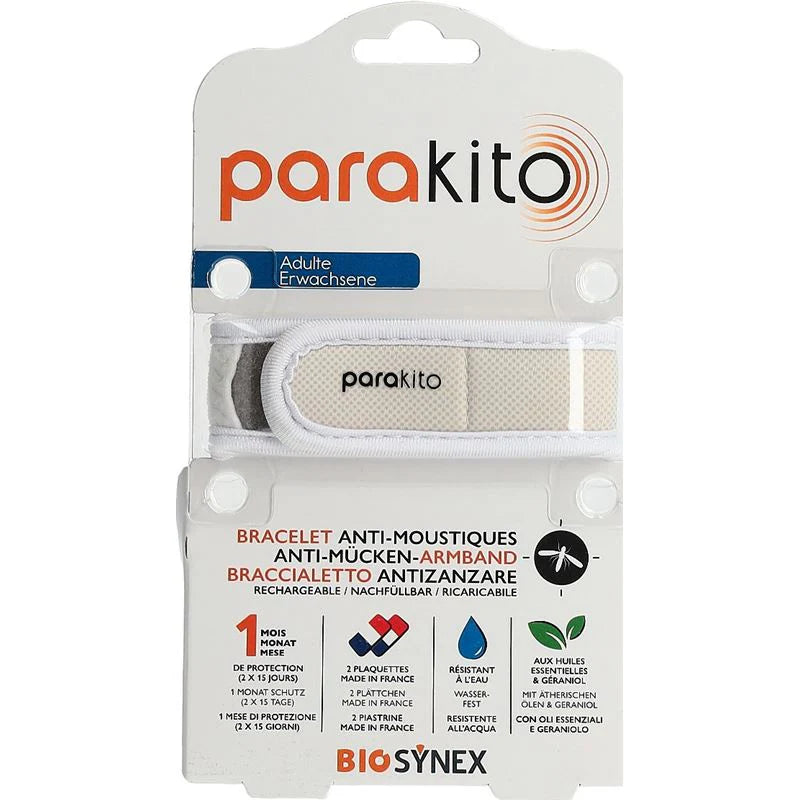 PARAKITO Armband Erwachsene weiss