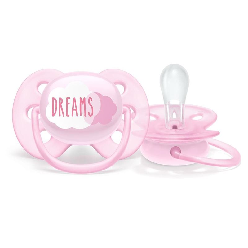 AVENT PHILIPS Schnuller UltraSoft 0-6M Girl deko