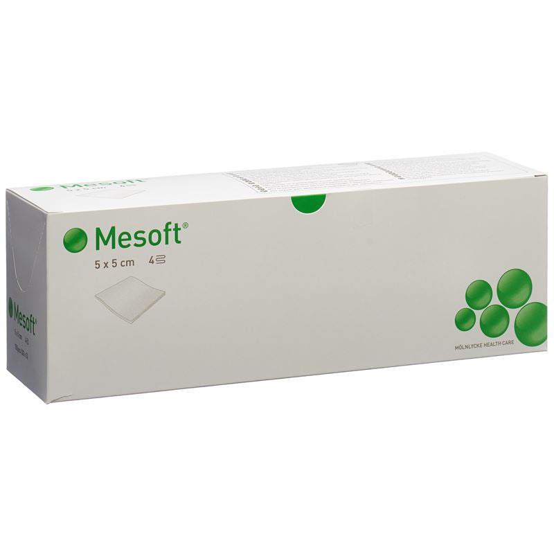 MESOFT NW Vlieskompr 5x5cm st 30 Btl 5 Stk
