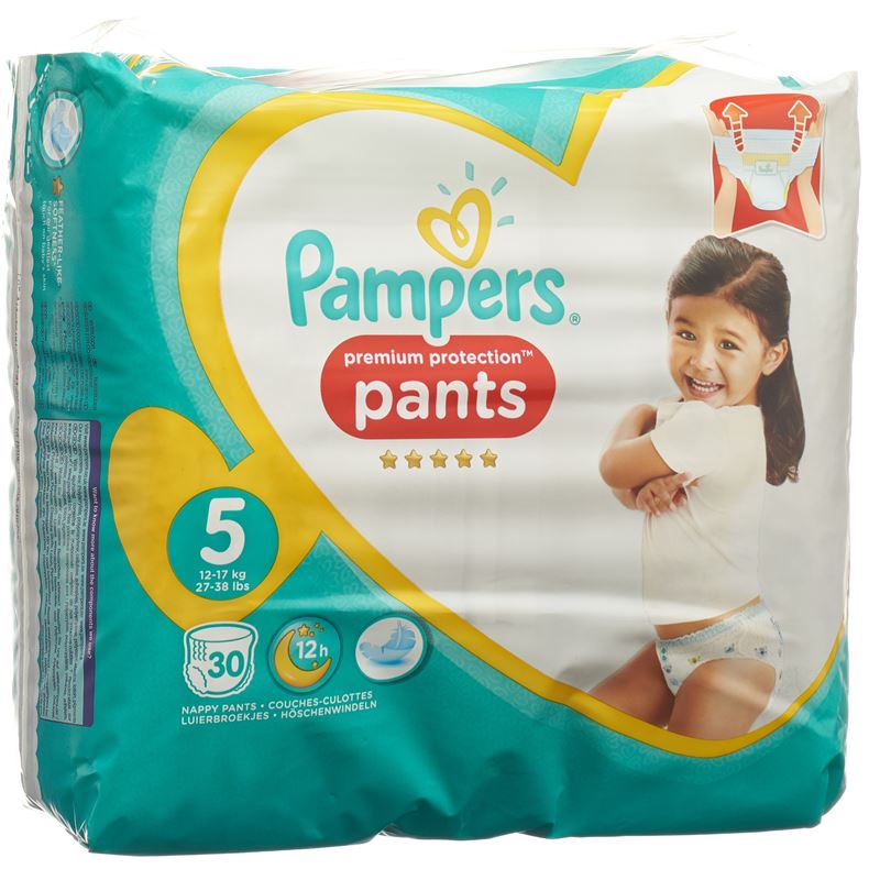 PAMPERS Prem Prot Pan Gr5 12-17kg Jun Spar 30 Stk