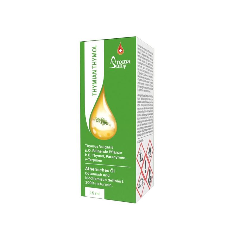 AROMASAN Thymian thymol Äth/Öl Schachtel Bio 15 ml