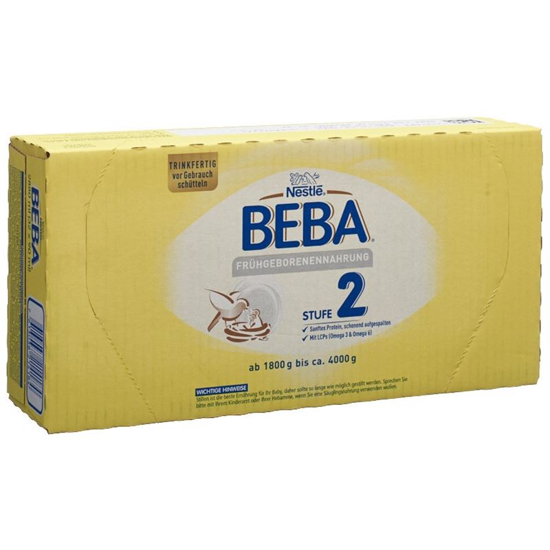 BEBA Frühgeborenennahr Stufe 2 Trinkfer 32 x 90 ml