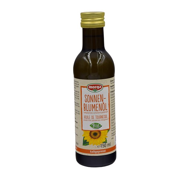 MORGA BIO Sonnenblumenöl kaltgepresst Fl 1.5 dl