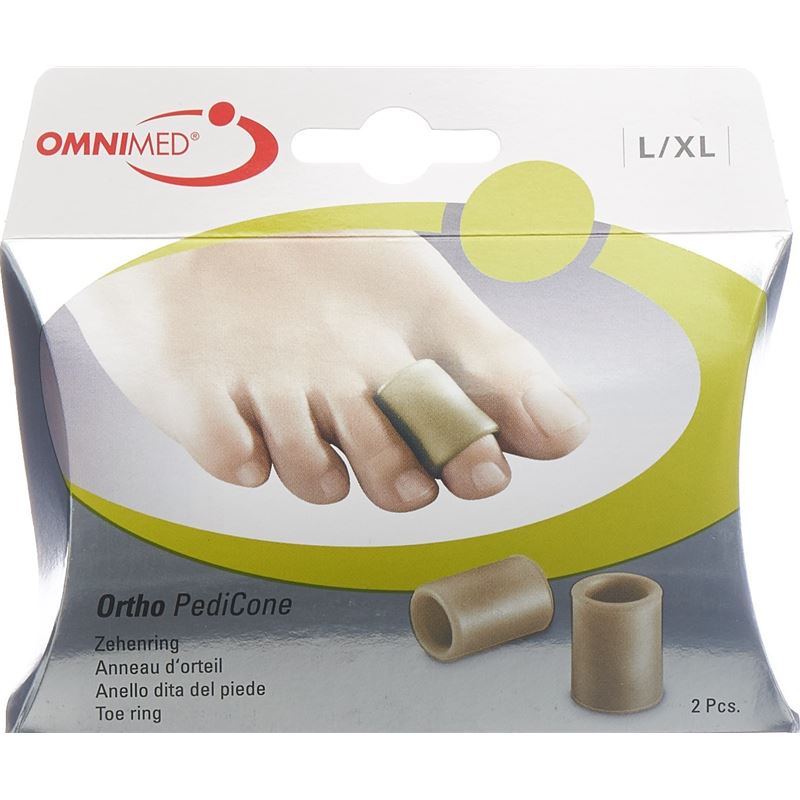 OMNIMED Ortho PediCone Zehenring L/XL 2 Stk