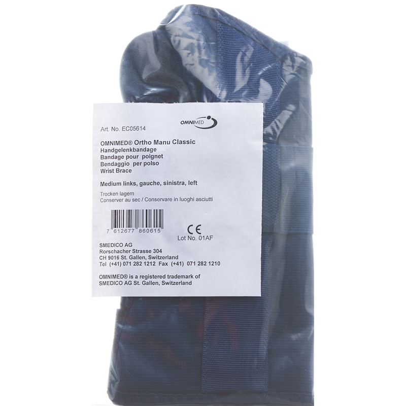 OMNIMED Ortho Manu Clas Handgelenkba 16.5-19cm lin