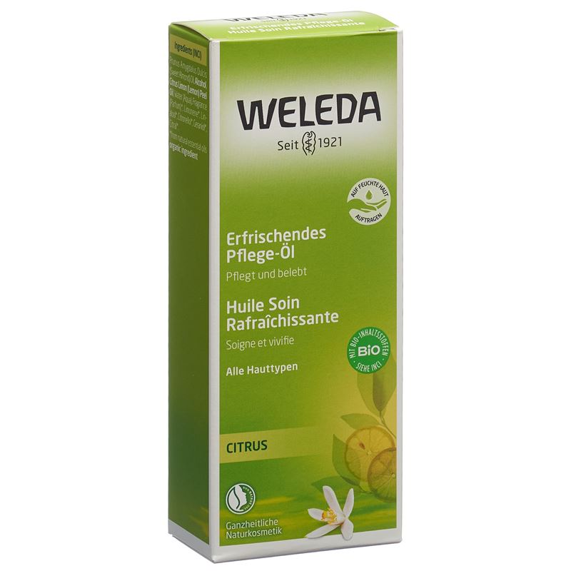 WELEDA CITRUS Erfrischendes Pflege-Öl 100 ml