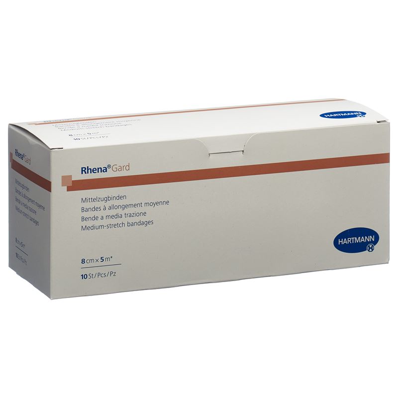 RHENA GARD Elastische Binde 5mx8cm 10 Stk