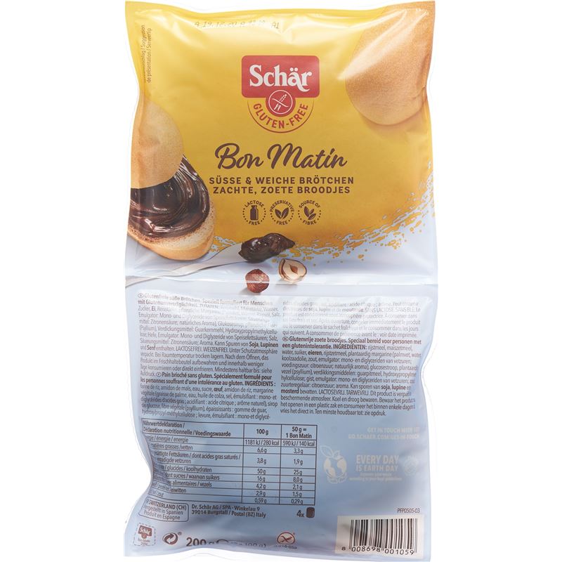 SCHÄR Bon Matin Brötchen glutenfrei 200 g