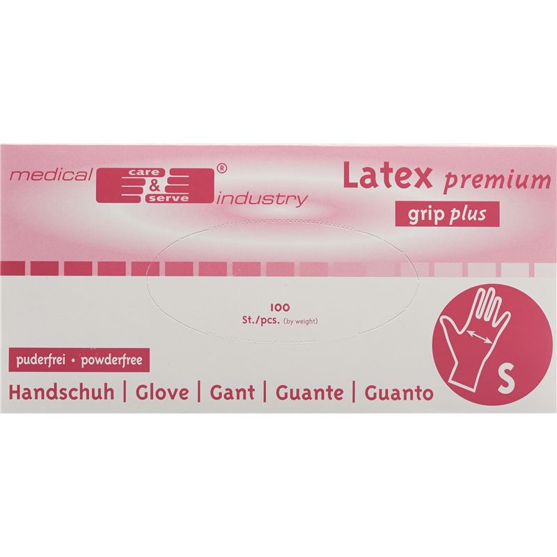 GRIBI Unters Handsch S Latex puderfr unst 100 Stk