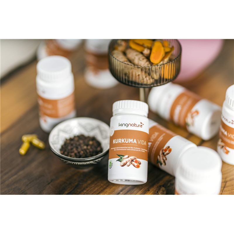 KINGNATURE Kurkuma Vida (Bio) Kaps 72 Stk