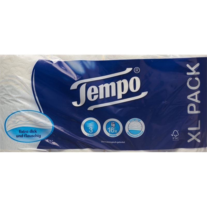 TEMPO Toilettenpapier Classic 3lag 150Blatt 16 Stk