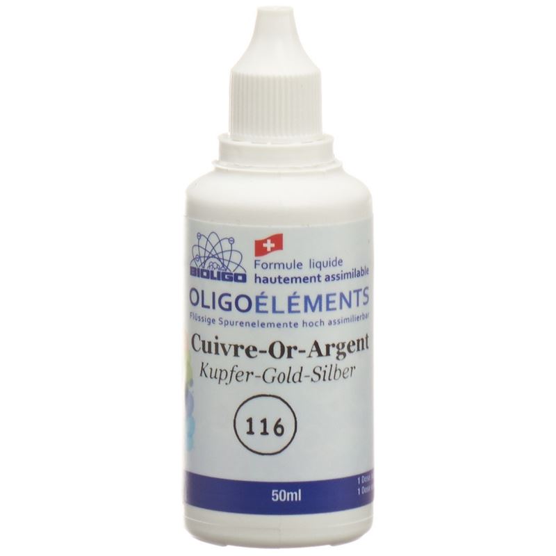 BIOLIGO 116 Cuivre or argent Lös Fl 50 ml