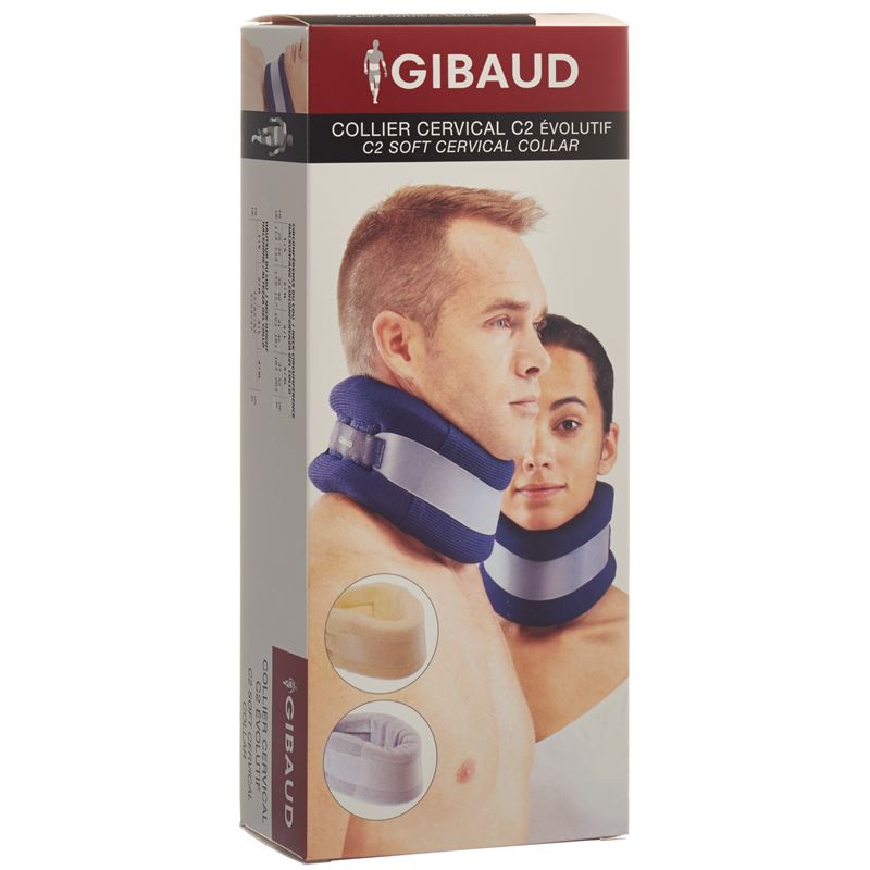 GIBAUD Cervicalstütze C2 7.5cm Gr2 35-40cm verstär