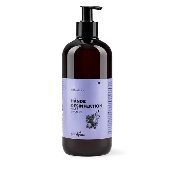 PURALPINA Hände-Desinfektion mit Arve und Lavendel