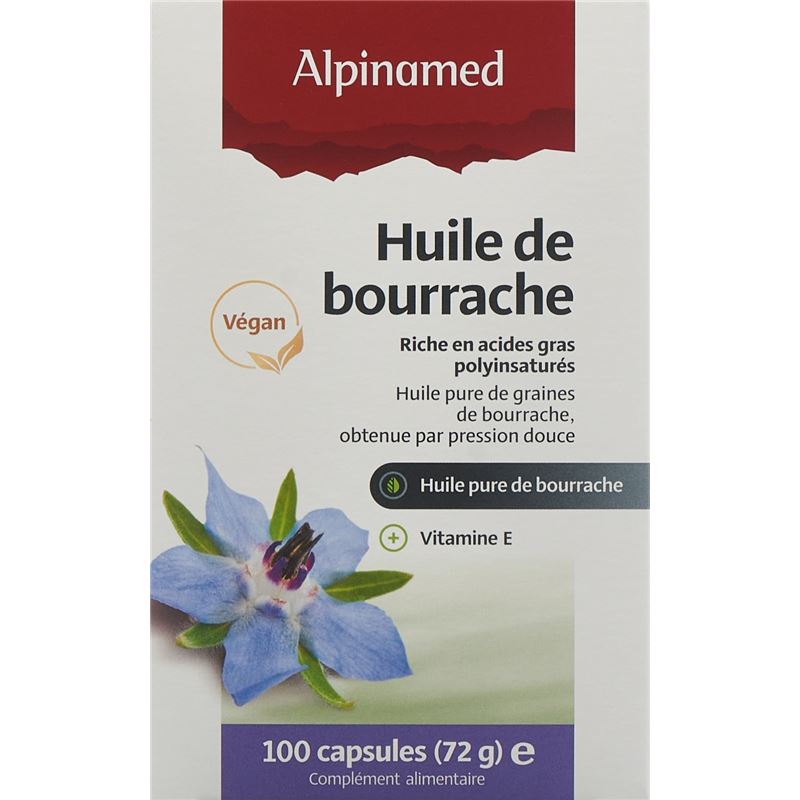ALPINAMED Borretschöl Kaps 100 Stk