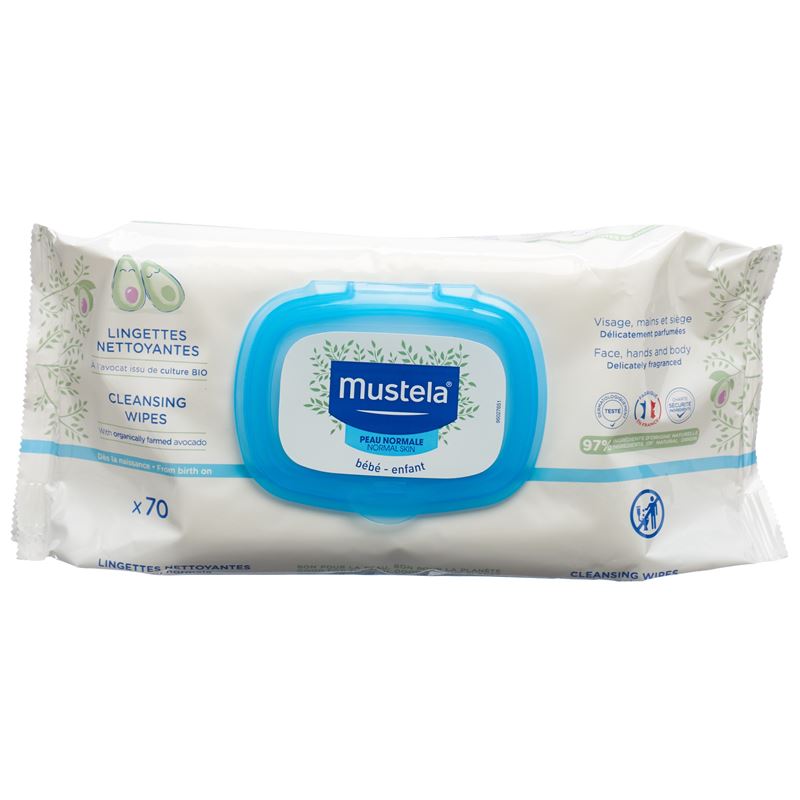 MUSTELA BB Reinigungstücher normale Haut 70 Stk