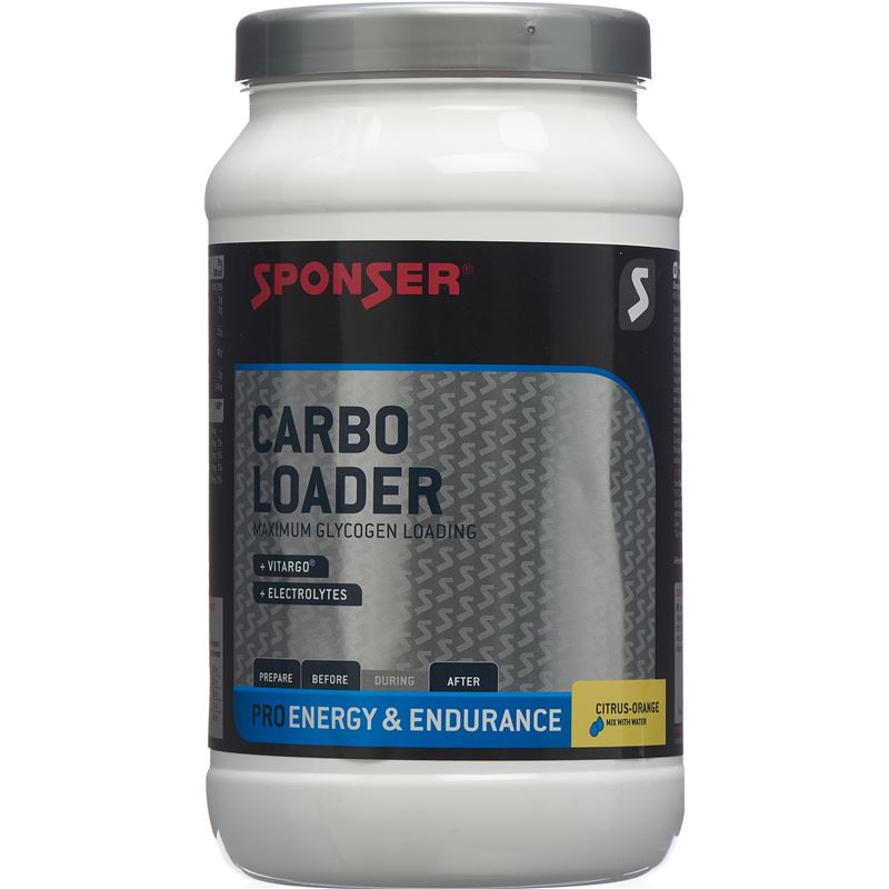 SPONSER Carbo Loader Plv Citrus Orange Ds 1200 g