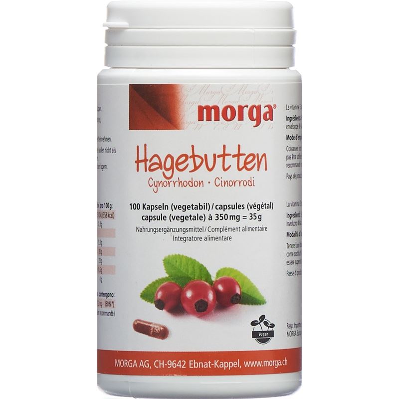 MORGA Hagebutten Vegicaps 100 Stk