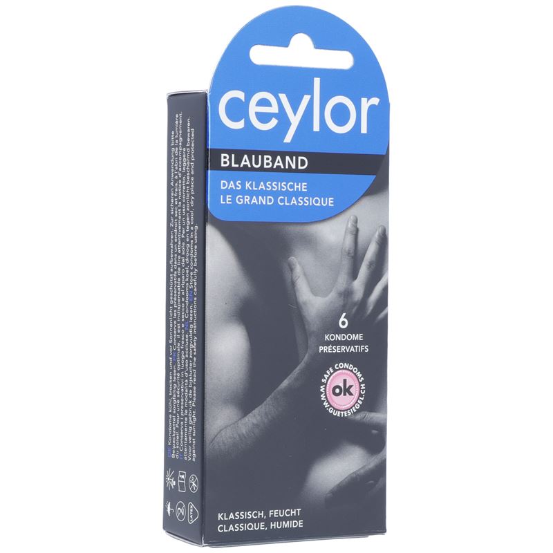 CEYLOR Blauband Präservativ mit Reservoir 6 Stk