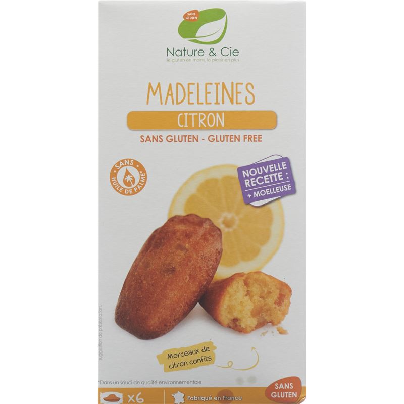 NATURE&CIE Madeleines Zitrone glutenfrei 6 x 25 g