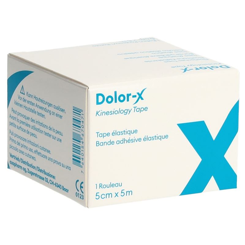 DOLOR-X Kinesiology Tape 5cmx5m blau
