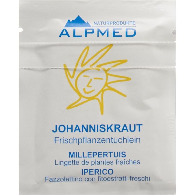 ALPMED Frischpflanzentüchlein Johanniskraut 13 Stk
