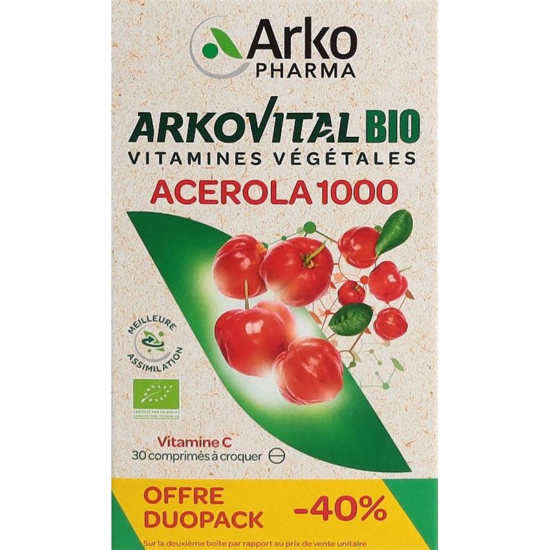 ARKOVITAL Acero Arko Tabl 1000 mg Bio D 2 x 30 Stk
