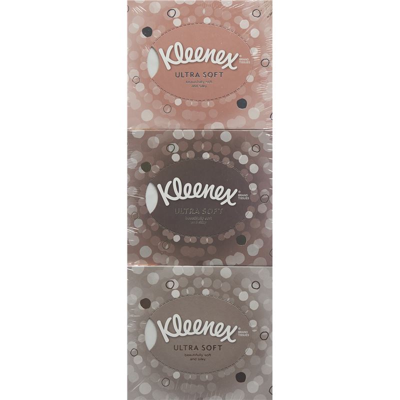 KLEENEX ULTRASOFT Kosmetiktüch Würf Tr 3 x 56 Stk
