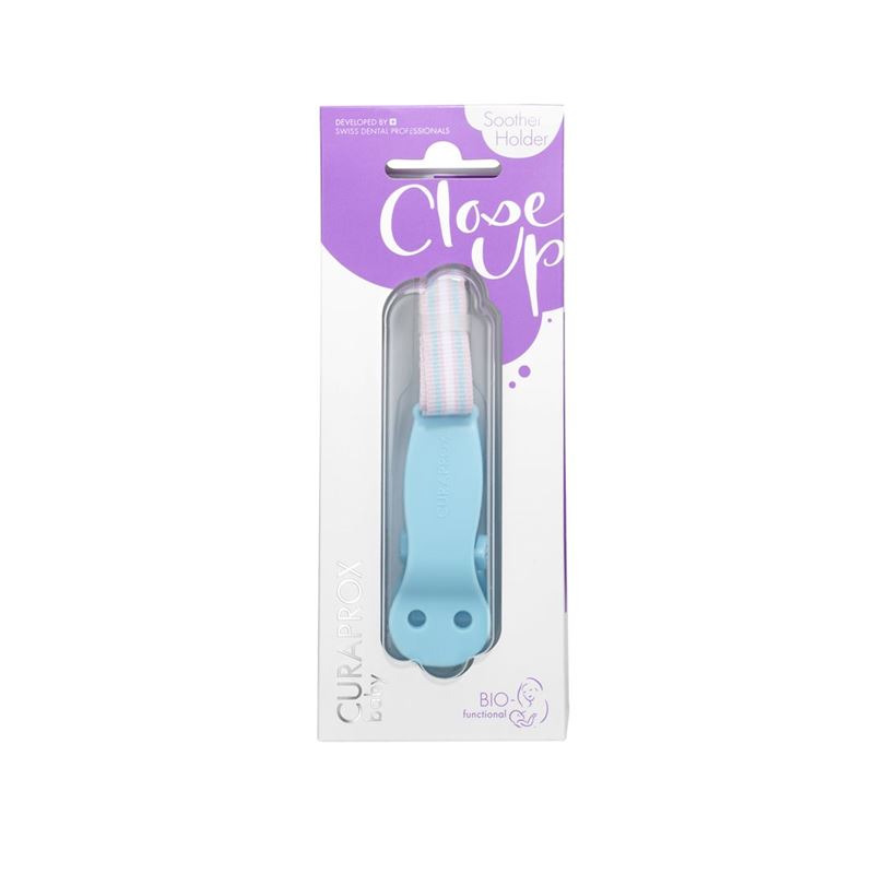 CURAPROX baby Schnullerhalter pastellblau