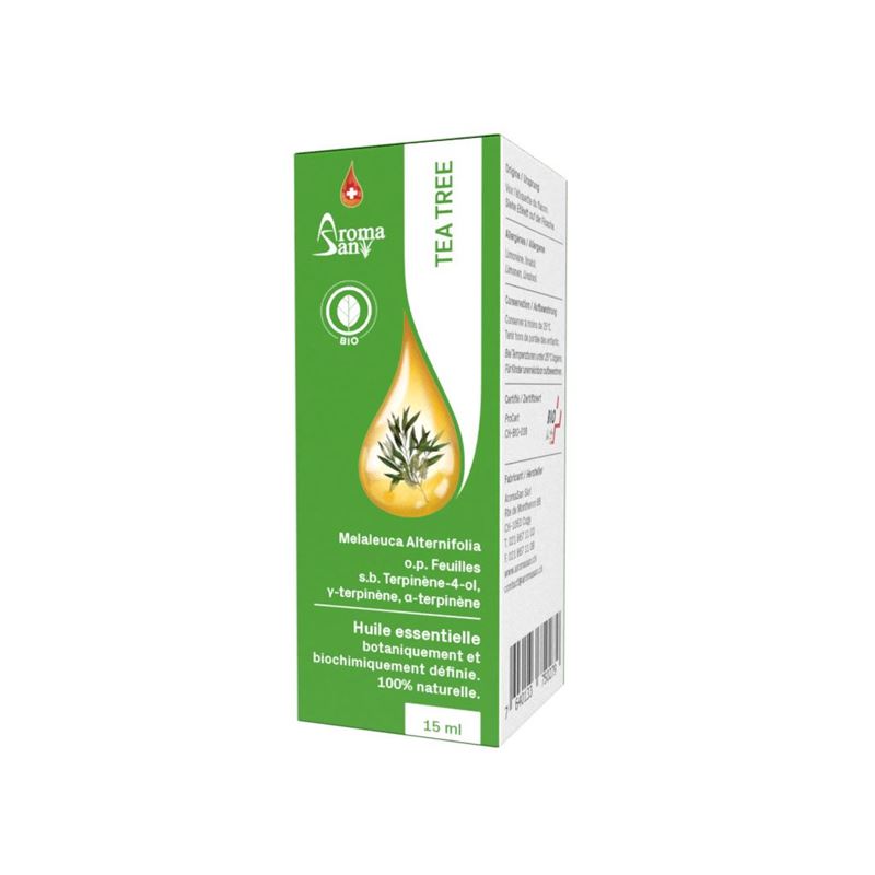 AROMASAN Tea Tree Äth/Öl in Schachtel Bio 15 ml